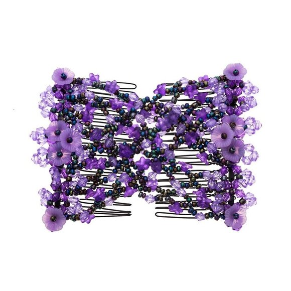 Hair Clips Assorted Colors and Designs Set of 6 Effortless Beauty Stretchable main image 6